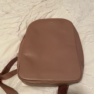 Matt & Nat blush laptop backpack NWT vegan leather